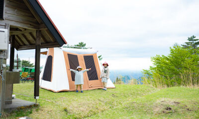 九州一高い標高10mのキャンプ場は雲海が絶景過ぎる 四季見原すこやかの森キャンプ場 遊具もあるよ